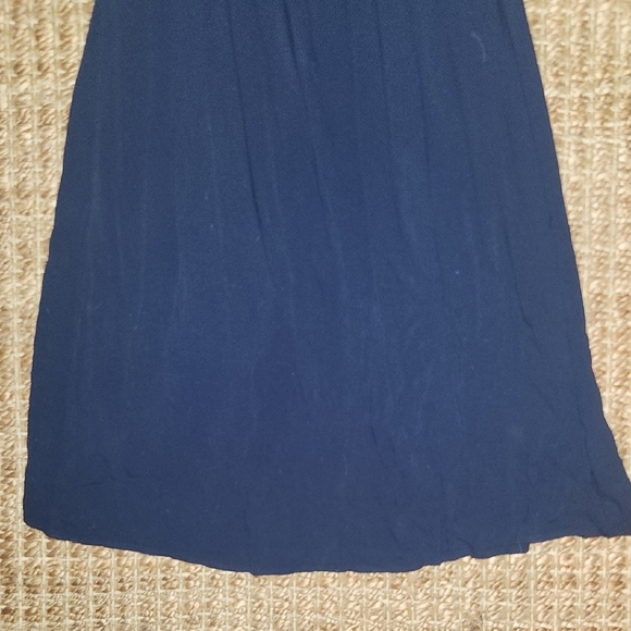 Altar'd State Blue and White Maxi Dress with Flutter Sleeves - Picture 7 of 9